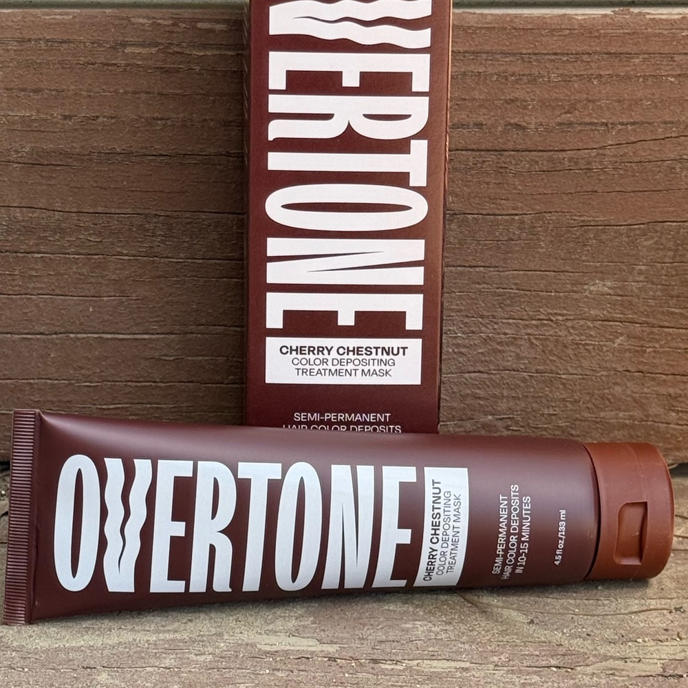 Bundle 3 for 50% off NEW Overtone 4.5 oz. Cherry Chestnut Color Depositing Mask